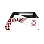 Side profile view of eclipse glasses, emphasizing the flat lens design for safe solar viewing.