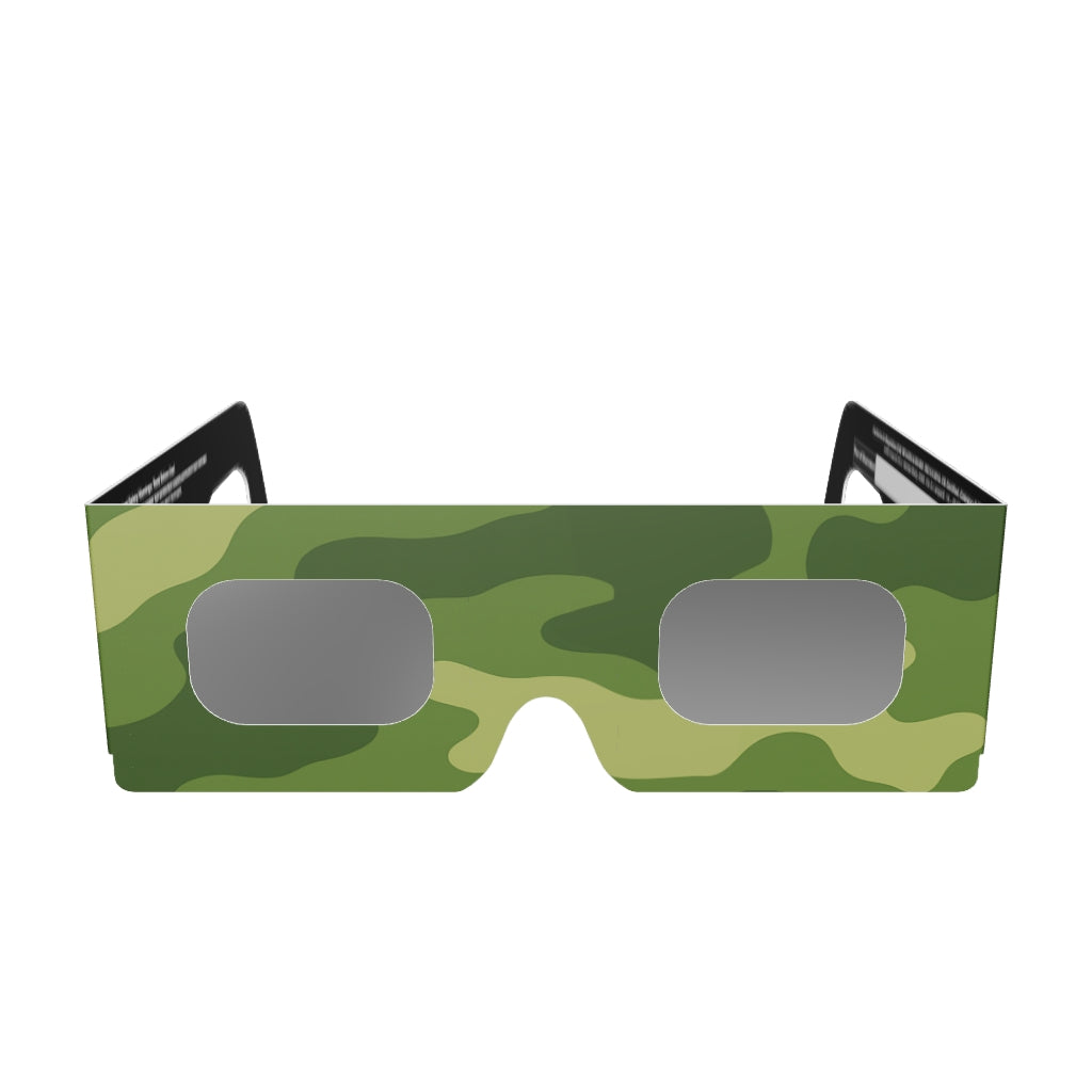 Army Solar Eclipse Paper Glasses