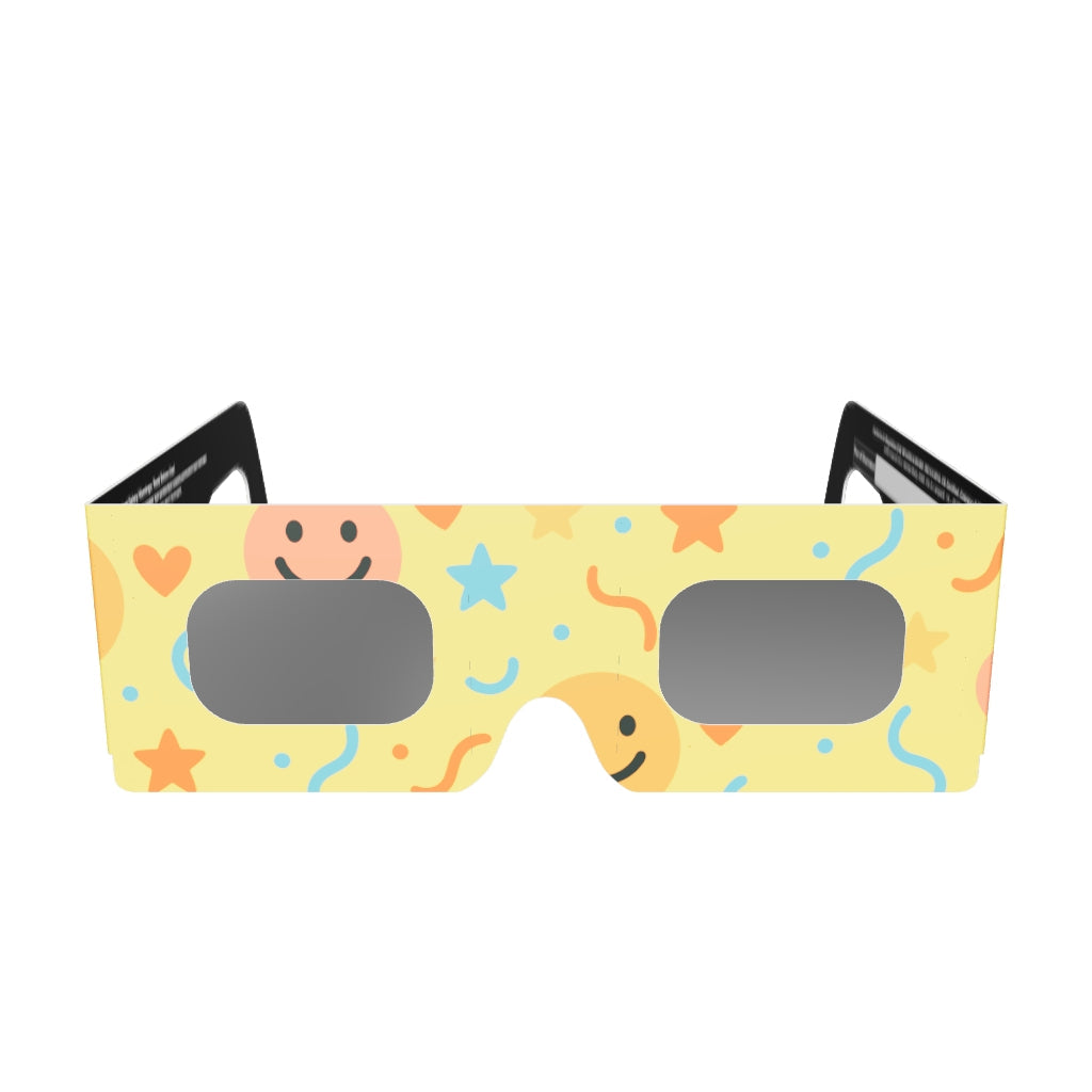 Fun Solar Eclipse Paper Glasses