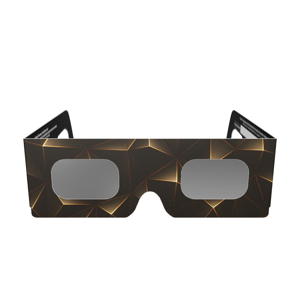 Goldline Solar Eclipse Paper Glasses