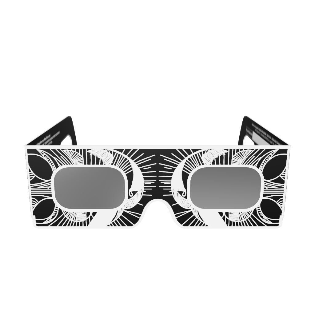 Reflective Solar Eclipse Paper Glasses