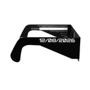 Side profile view of the eclipse glasses, emphasizing the flat lens design for safe viewing. Perfect for the August 12, 2026 eclipse.