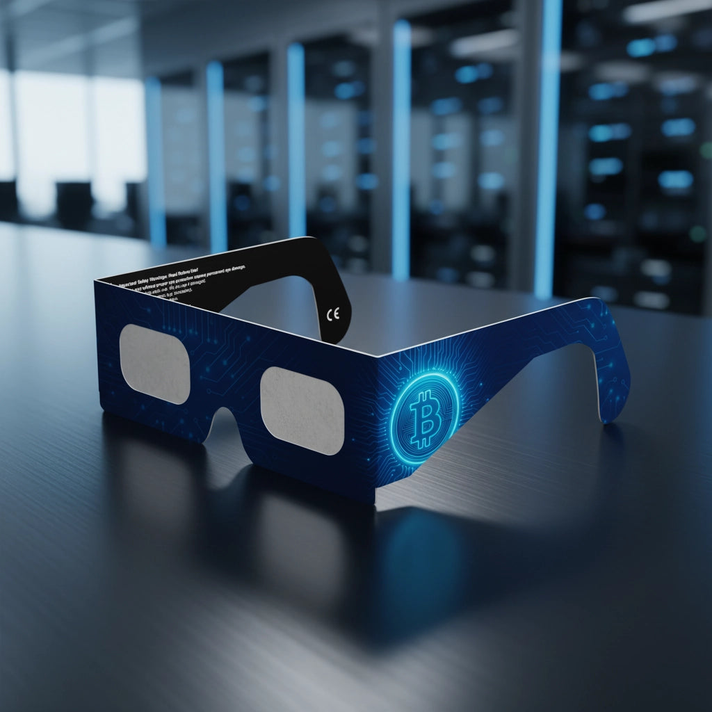 Solar Eclipse Glasses with BTC design, CE Certified and ISO Compliant - Product Showcase