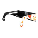 Gafas para eclipse solar homologadas, diseño Cluck, certificadas CE y conformes con ISO 12312-2 - vista lateral trasera