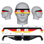 Solar Eclipse Glasses with DE design, CE Certified and ISO Compliant - Back and Front View