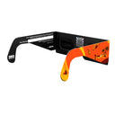 Solar Eclipse Glasses with Fiesta design, CE Certified and ISO Compliant - Back-Side View