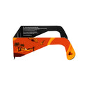Solar Eclipse Glasses with Fiesta design, CE Certified and ISO Compliant - Side Alternate View