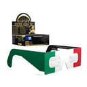 Sonnenfinsternis-Brille im IT-Design, CE-zertifiziert und ISO 12312-2-konform - Verpackungsbild des 50er-Packs