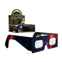 Solar Eclipse Glasses with Nebula design, CE Certified and ISO Compliant - Packaging Image of 50-Pack