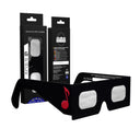 Solar Eclipse Glasses with Notes design, CE Certified and ISO Compliant - Packaging Image of 6-Pack