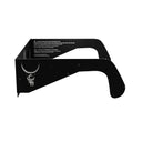 Side alternate profile view of Swing design solar eclipse glasses, displaying their sleek design and safety features.