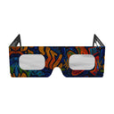 Clean front view of urban solar eclipse glasses, showcasing the flat lenses and modern design.
