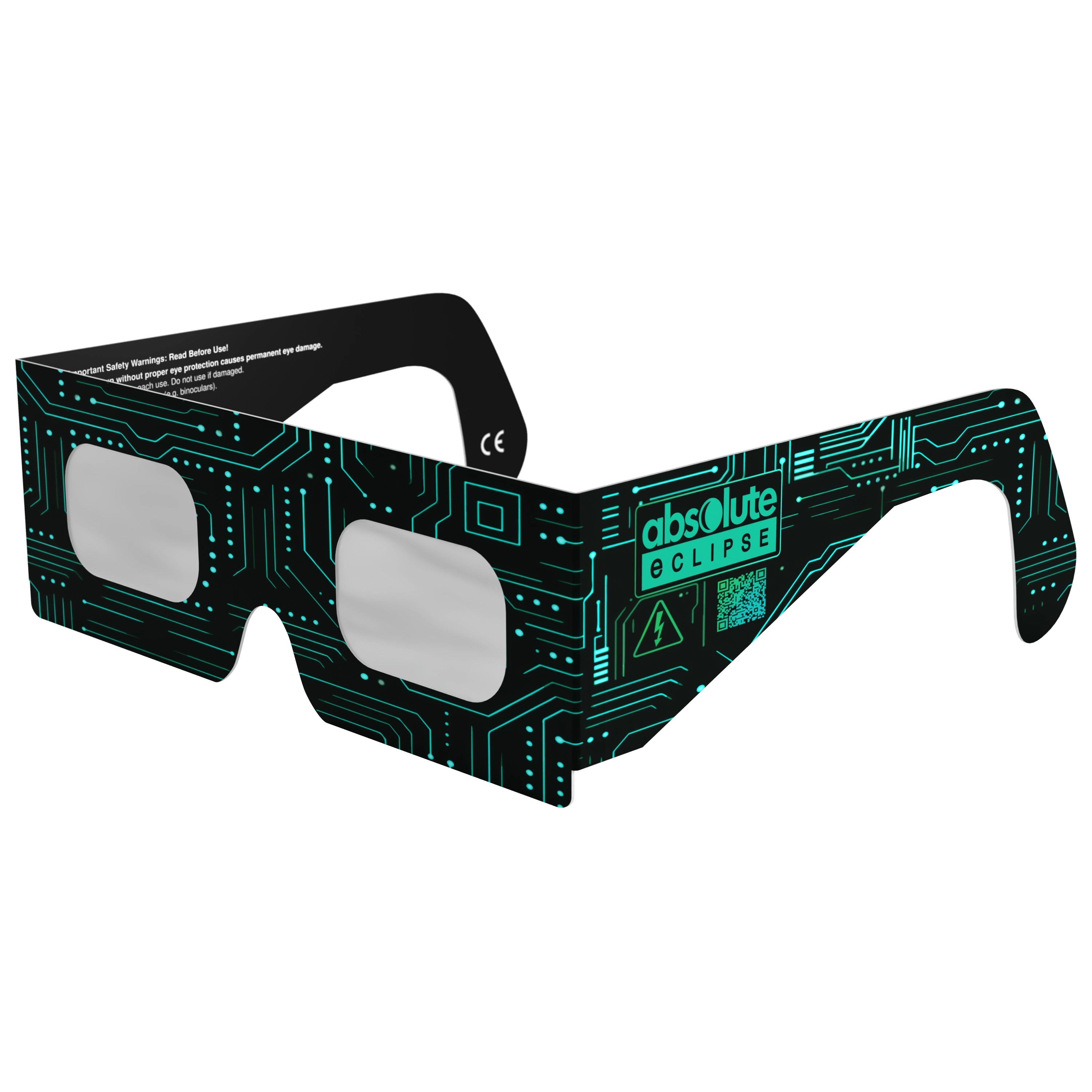 Front-side main angle of Voltage glasses, highlighting their flat lens and eye protection standards.
